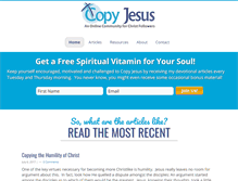 Tablet Screenshot of copyjesus.com